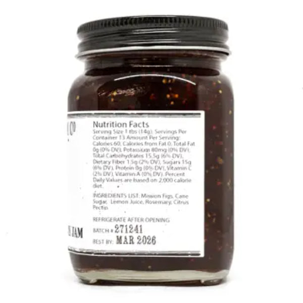 Small Batch Jam Co., Mission Fig Rosemary Jam