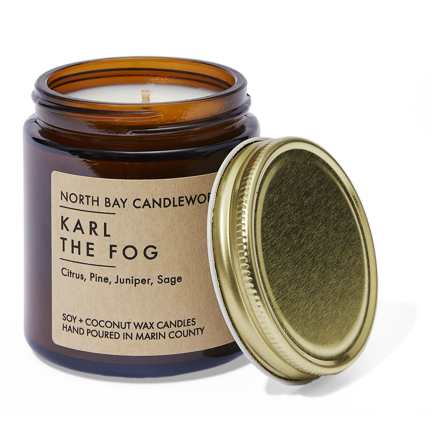 North Bay Candleworks, Karl the Fog Small Candle