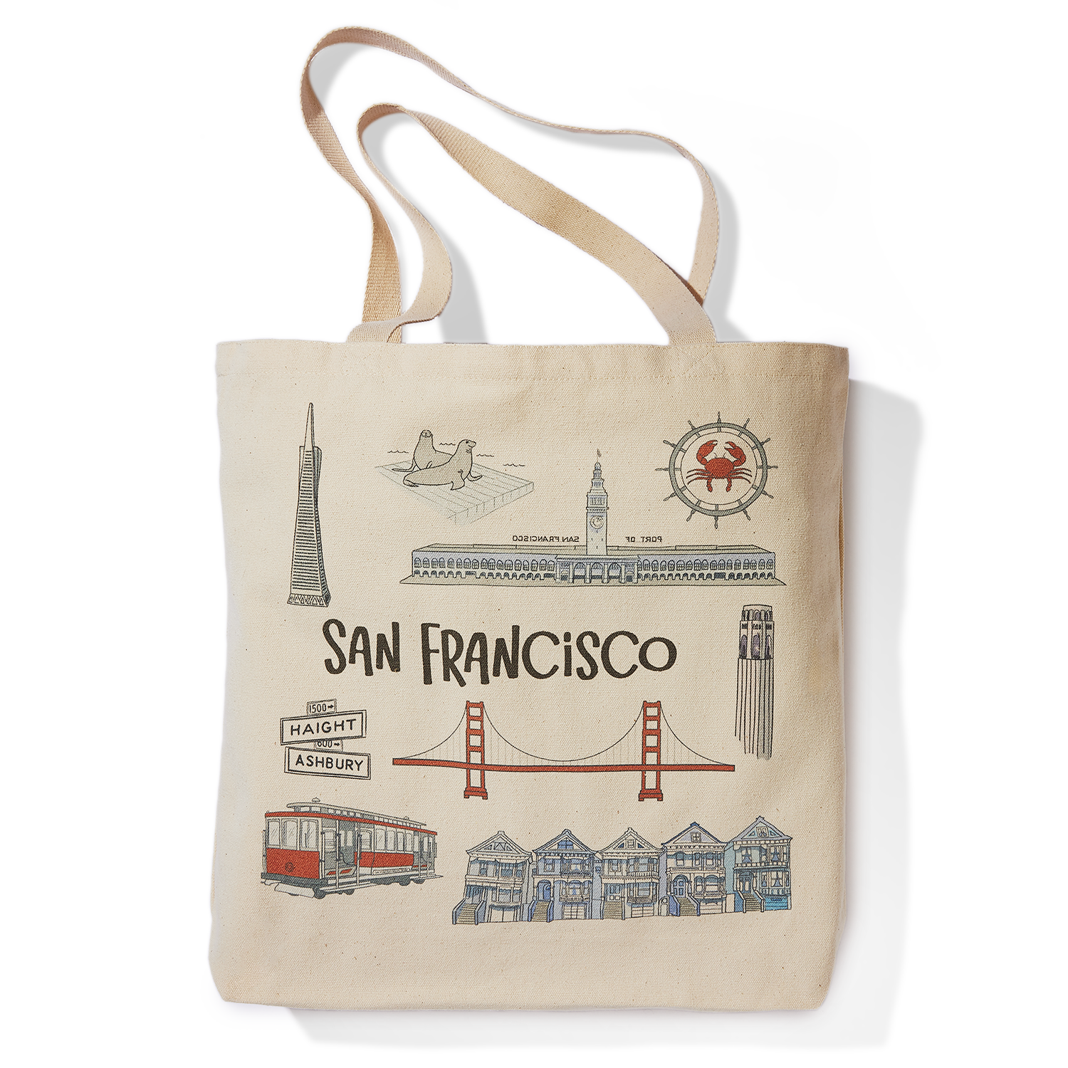 Sincerely SF, San Francisco Tote Bag