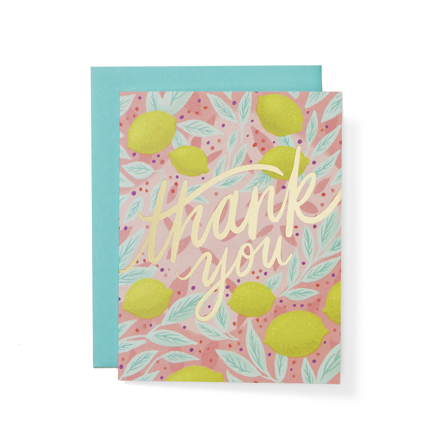 Paper Parasol Press, Thank You gold foil card