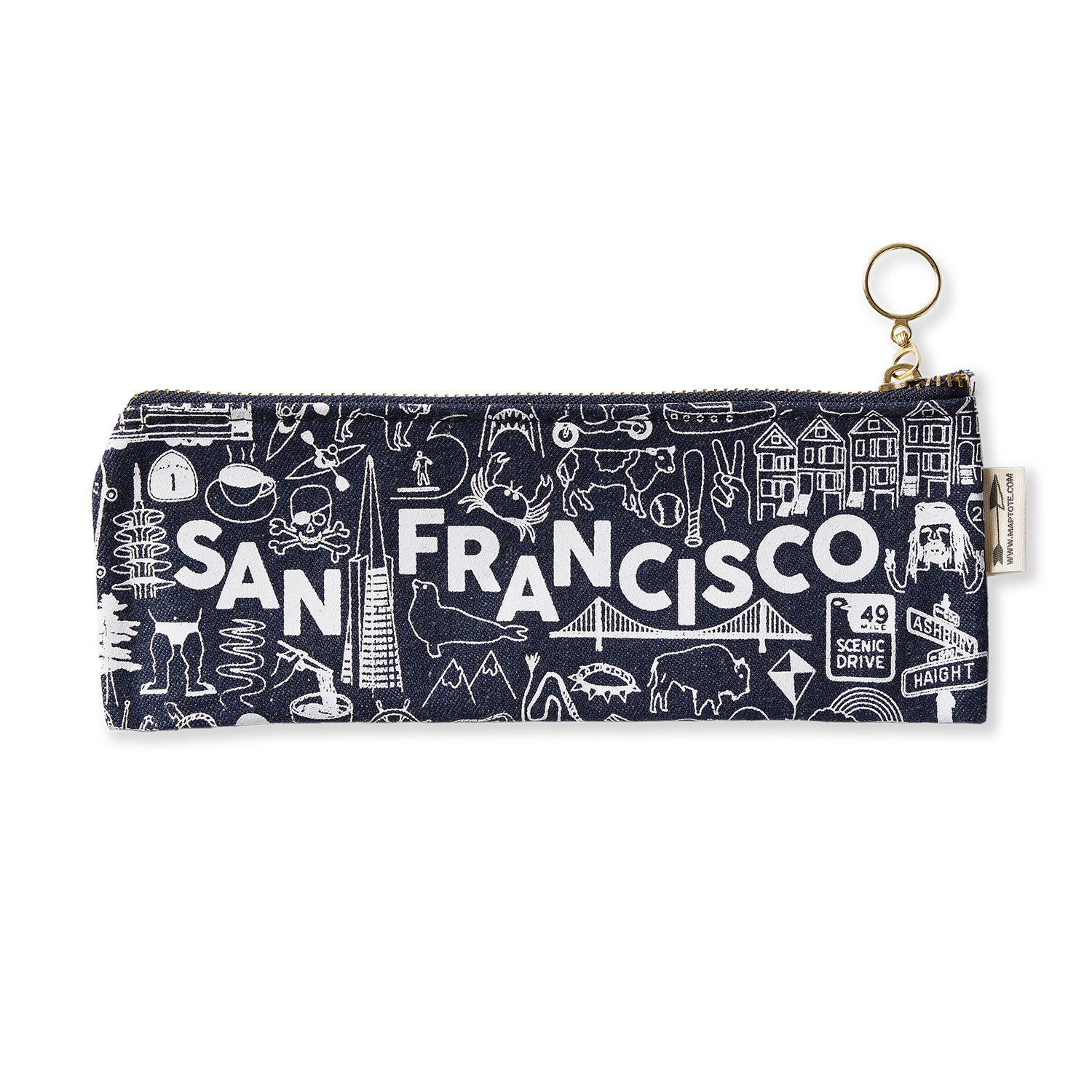 Maptote, San Francisco Denim Pencil Pouch