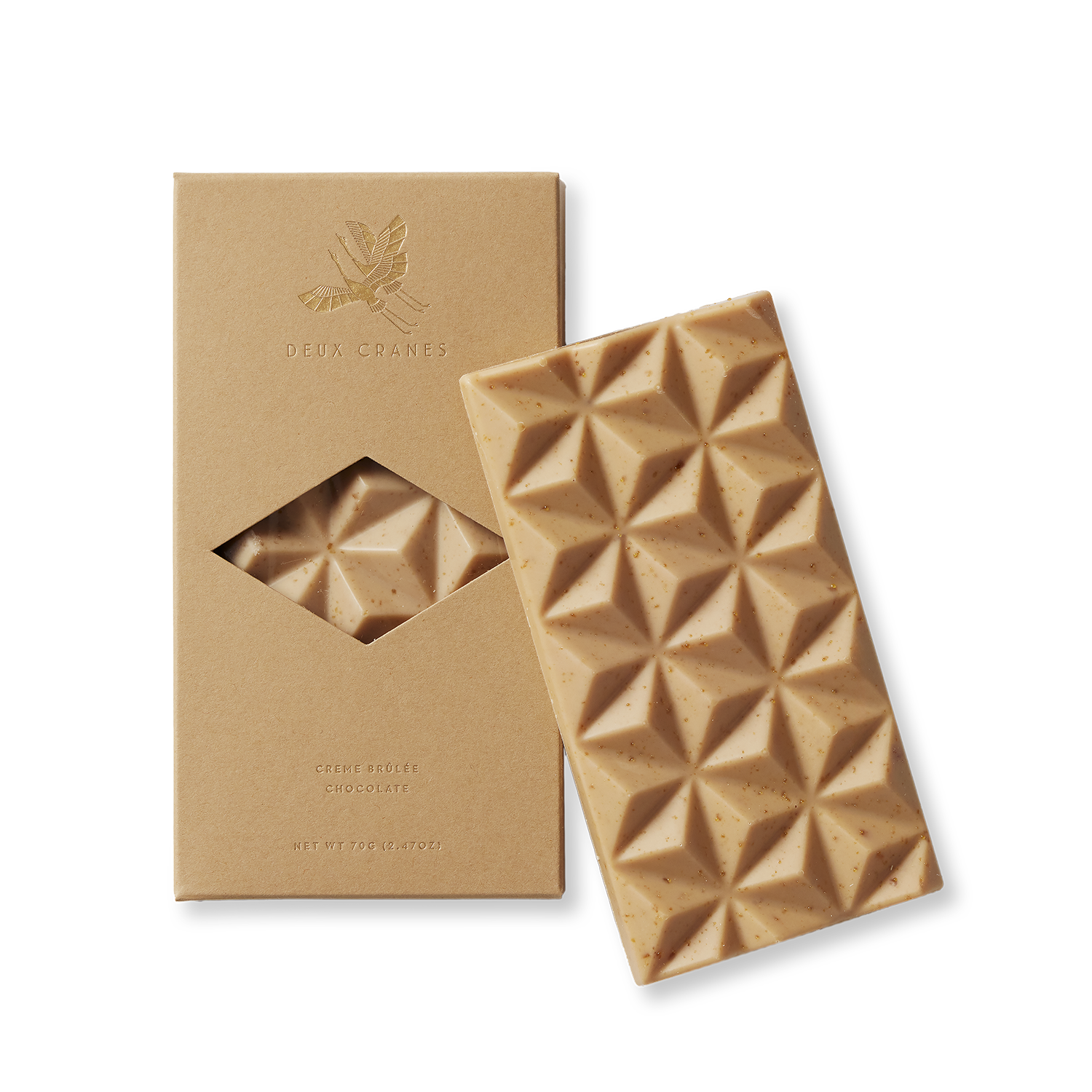 Deux Cranes, Creme Brûlée Chocolate Bar