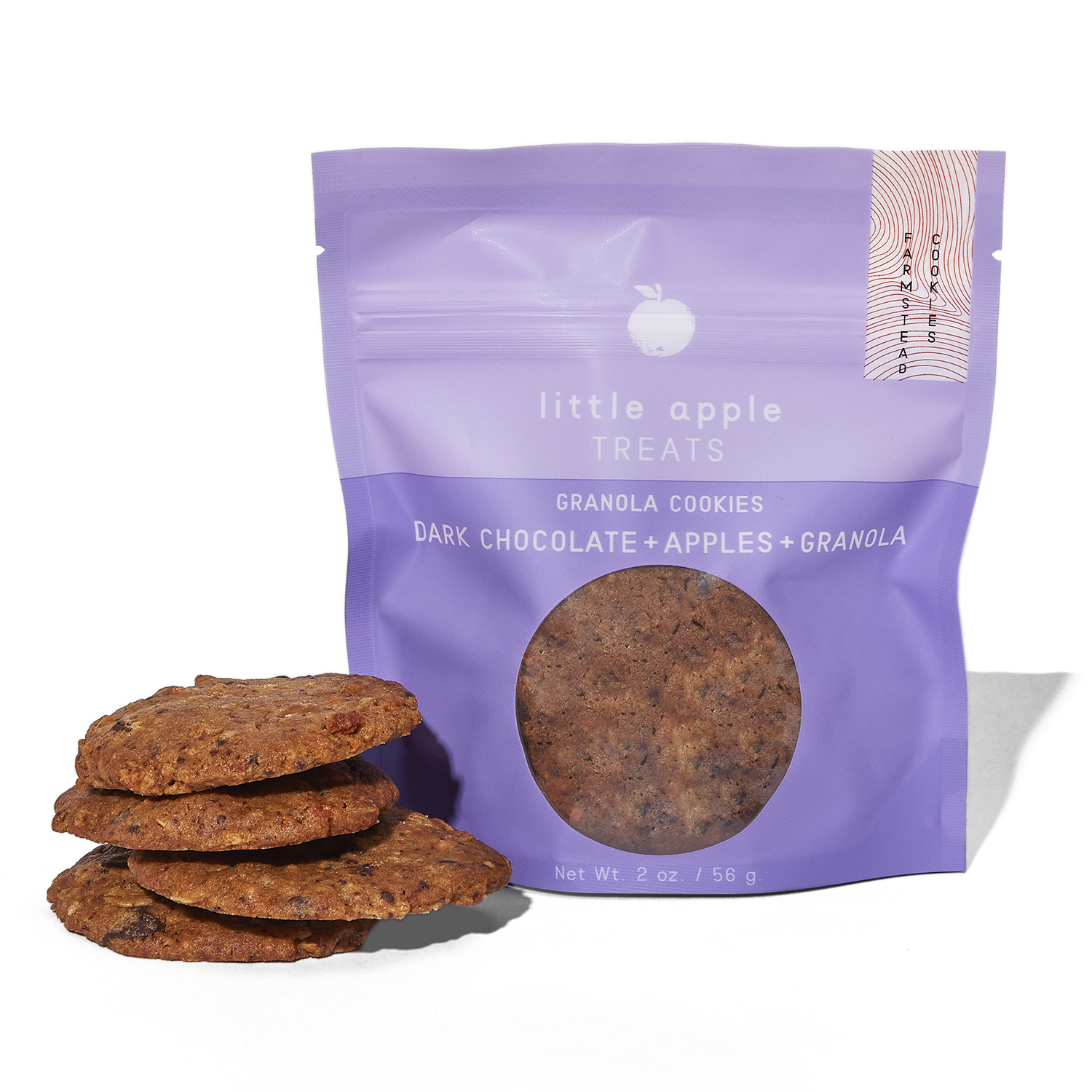 Little Apple Treats, Chocolate Chip + Granola Cookies