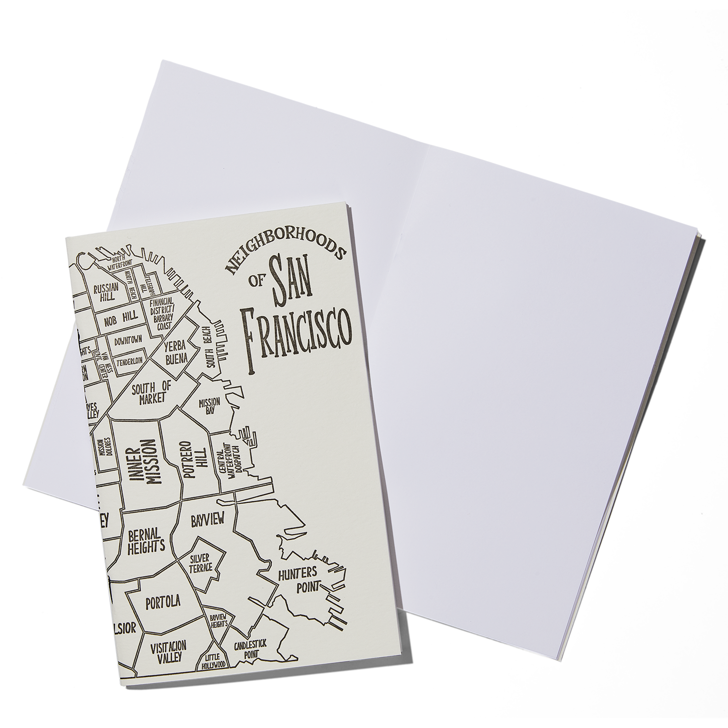 Big Wheel Press, Neighborhoods of San Francisco Notebook