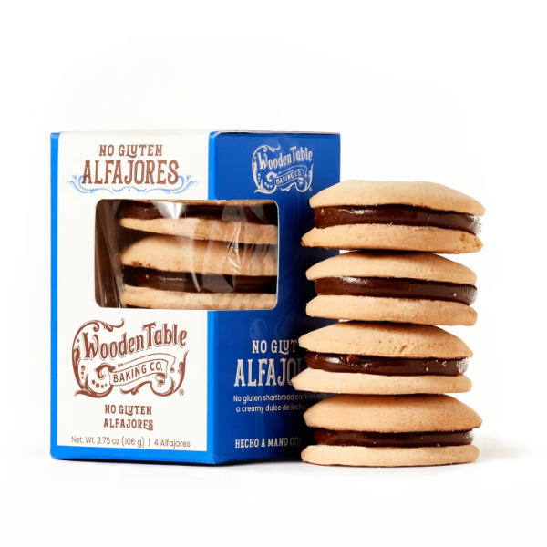 Wooden Table Baking Co., No Gluten Traditional Alfajores Cookies