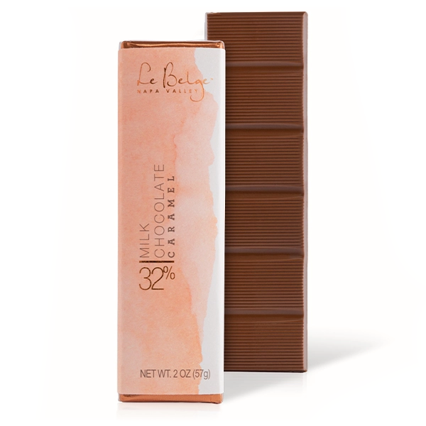 Le Belge Chocolatier, Caramel Filled Milk Chocolate Bar