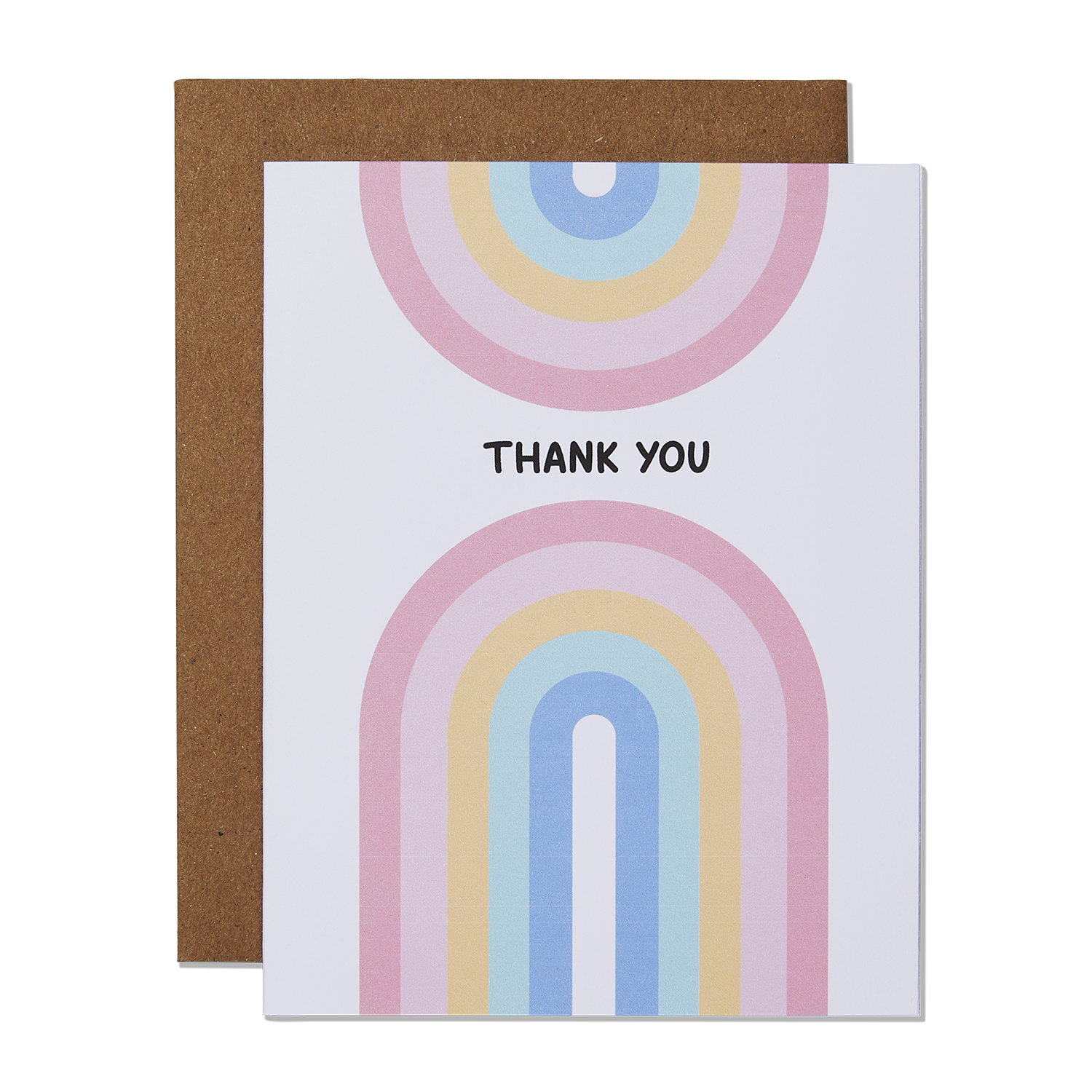 Maison Chanamon, Double Rainbow Thank You Card