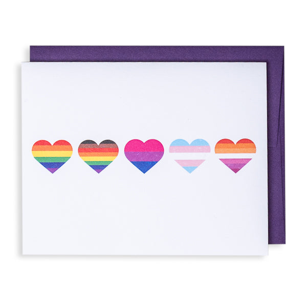 Sky of Blue, Rainbow Hearts card