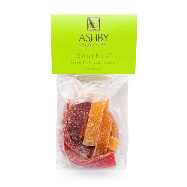 Ashby Confections, Sourbys Fresh Fruit Sour Strips