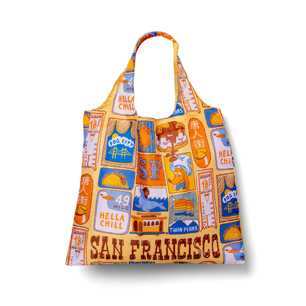 Yellow Owl Workshop, San Francisco Tote Bag
