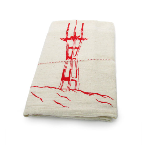 The Heated, Sutro Tower Tea Towel