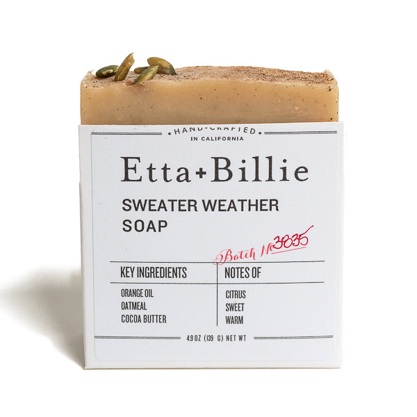Etta + Billie, Sweater Weather Soap