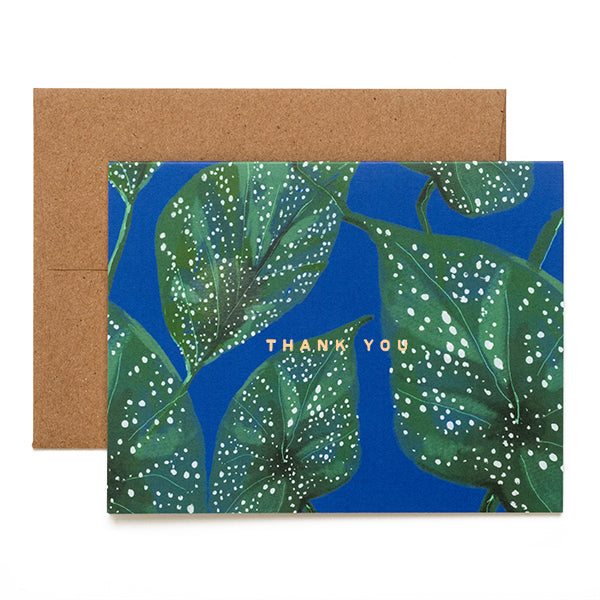 Ferme à Papier, Thank You gold foil card