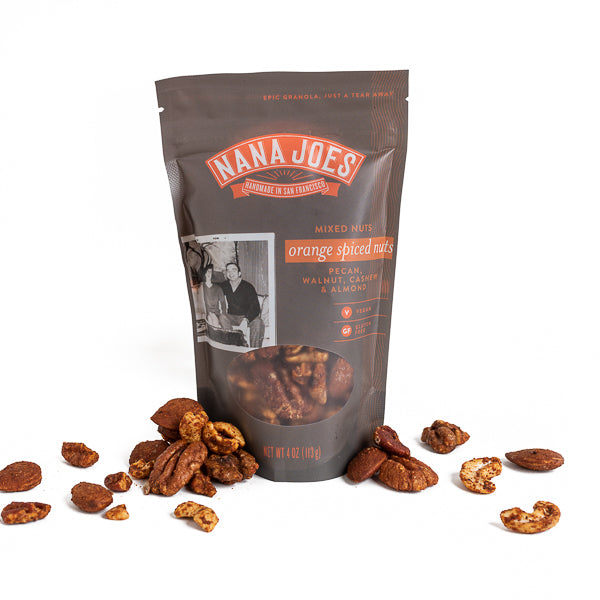 Nana Joes Granola, Orange Spiced Mixed Nuts