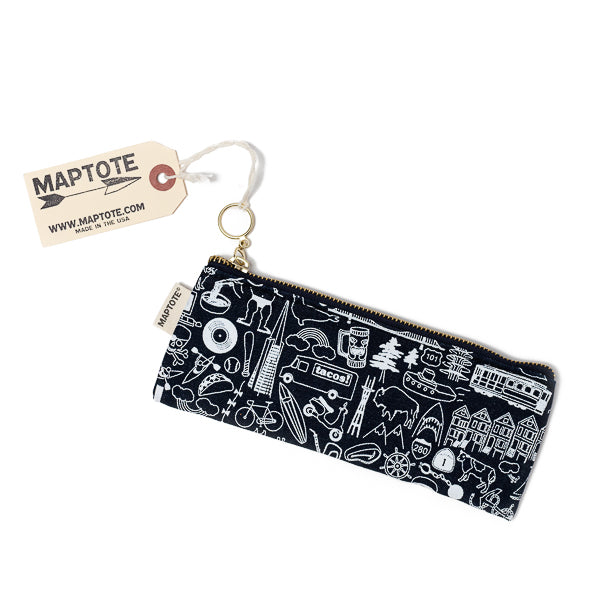 Maptote, San Francisco Denim Pencil Pouch