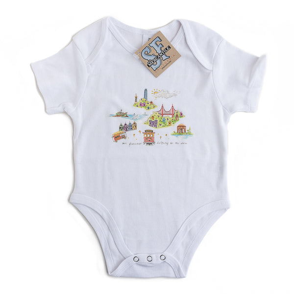 SF Mercantile, SF Landmarks Baby Onesie
