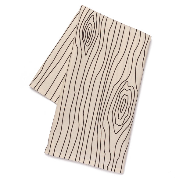 Sincerely San Francisco, Wood Grain Tea Towel