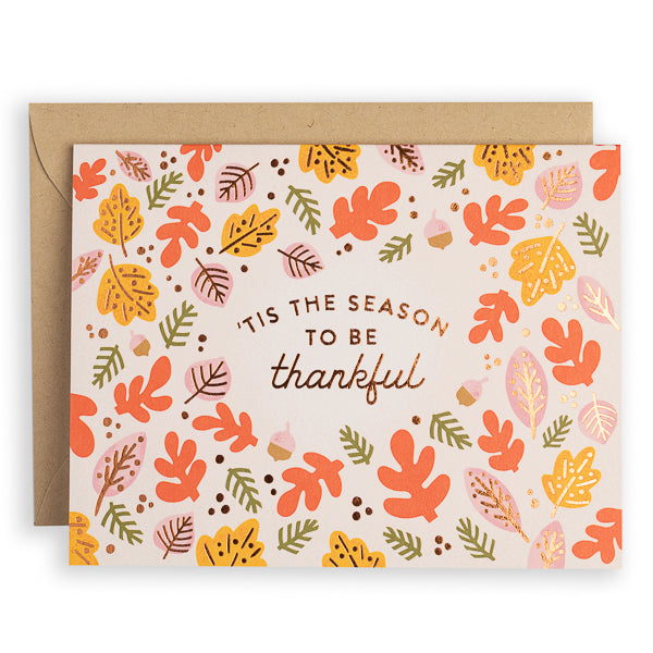 Paper Parasol Press, 'Tis the Season to be Thankful card