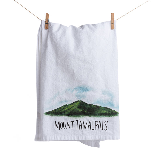 doodles.ink., Mount Tamalpais Tea Towel