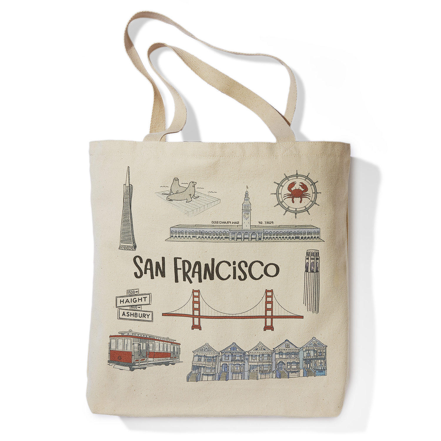 Sincerely SF, San Francisco Tote Bag