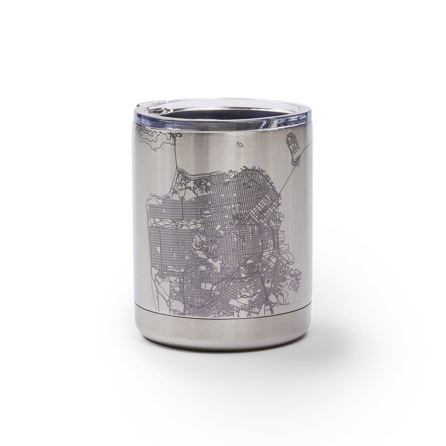 Jace Maps, San Francisco Map Short Stainless Steel Tumbler