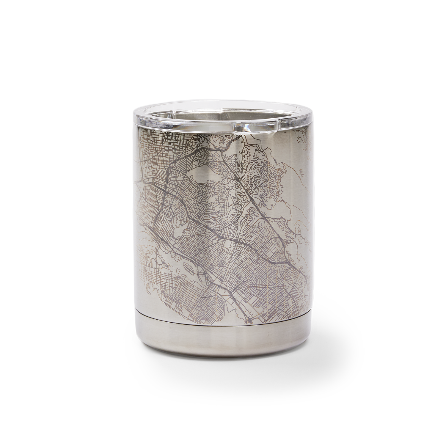 Jace Maps, Oakland Map Short Stainless Steel Tumbler