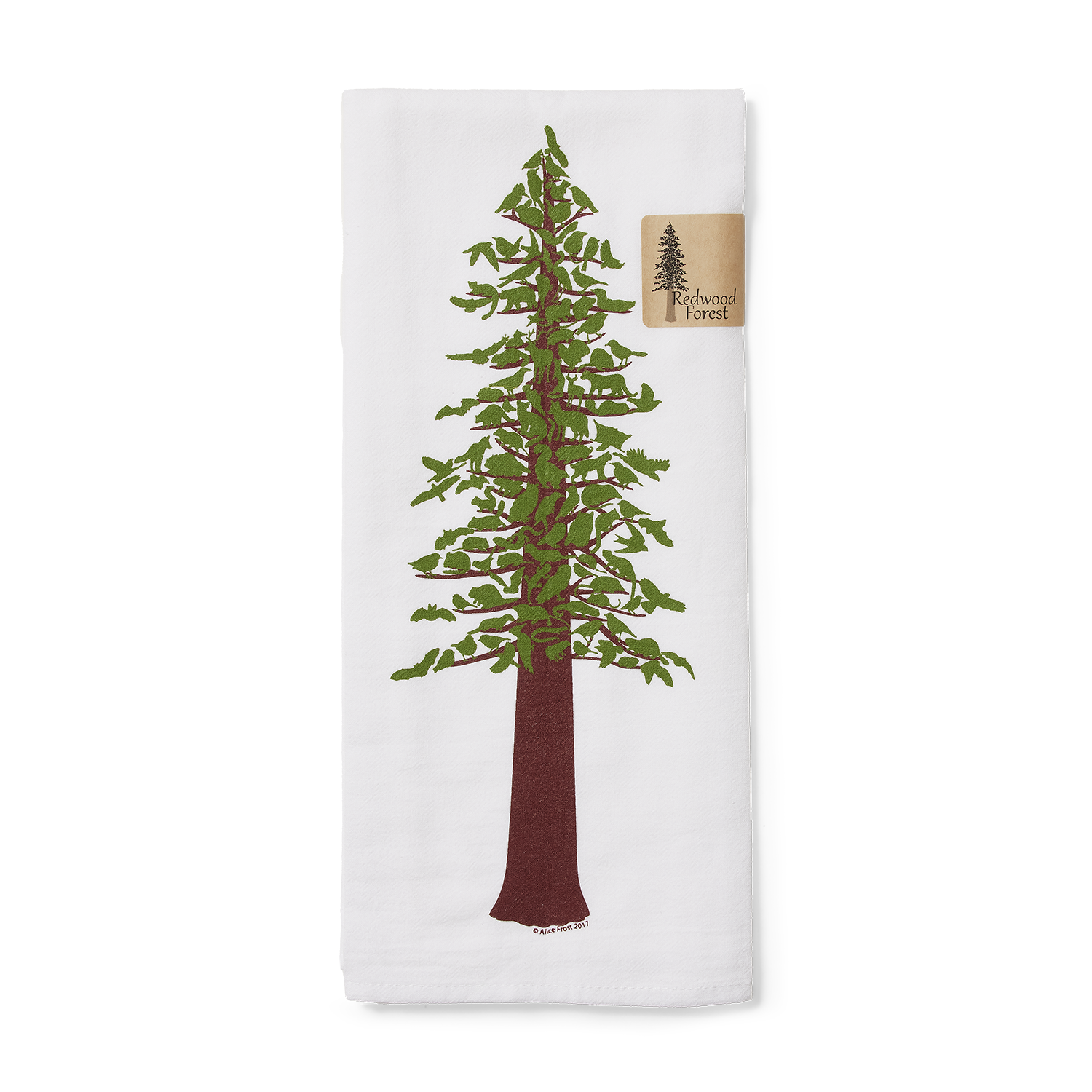 Alice Frost Studio, Redwood Tree Tea Towel