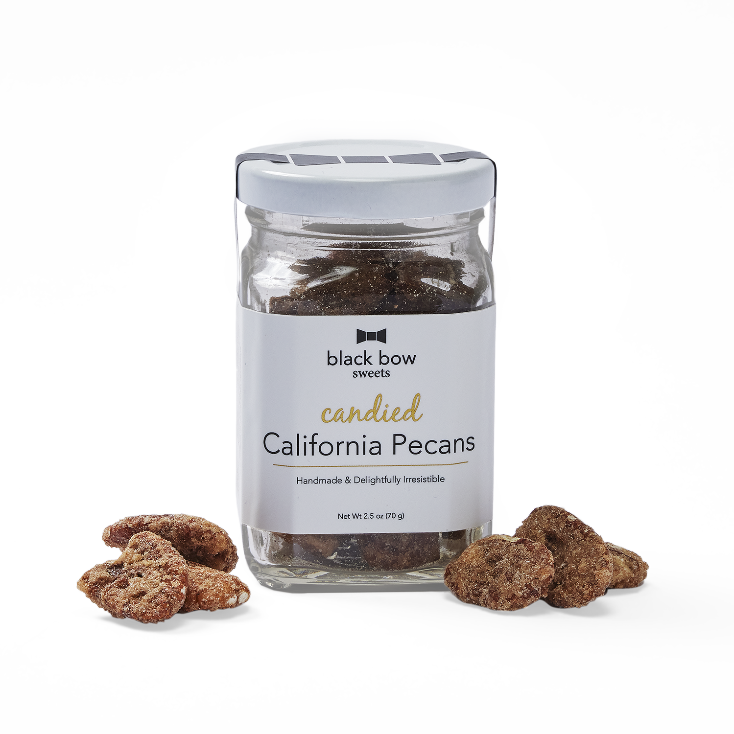 Black Bow Sweets, Candied California Pecans