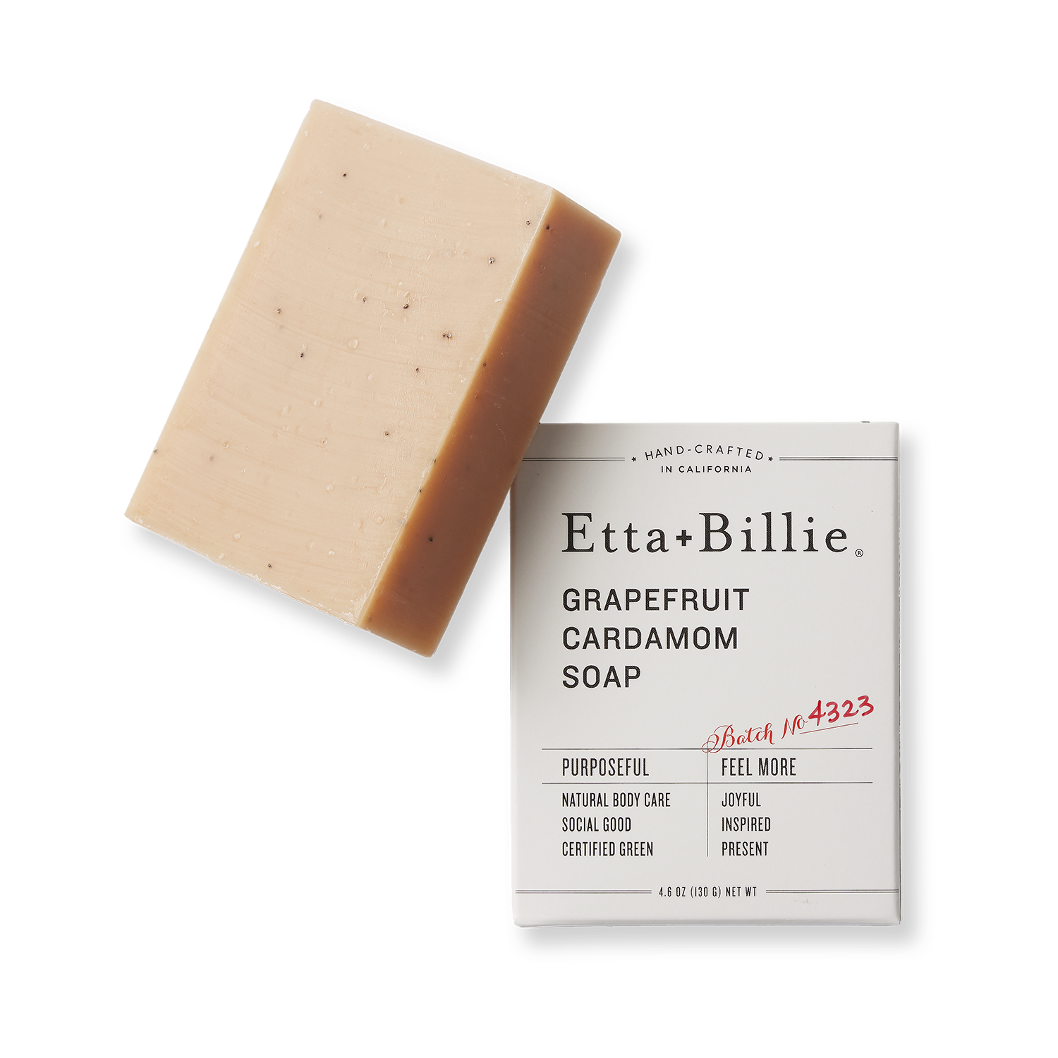 Etta + Billie, Grapefruit Cardamom Soap