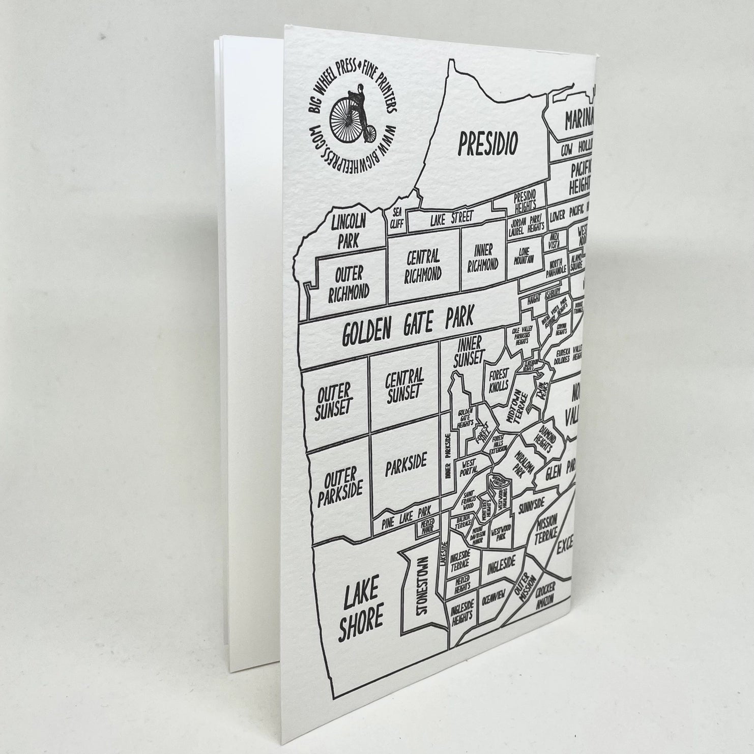 Big Wheel Press, Neighborhoods of San Francisco Notebook