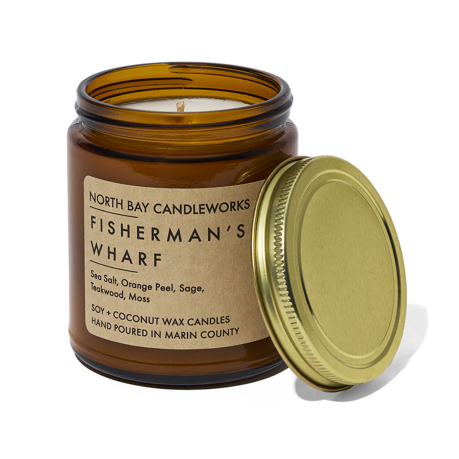 North Bay Candleworks, Fisherman's Wharf Large Candle