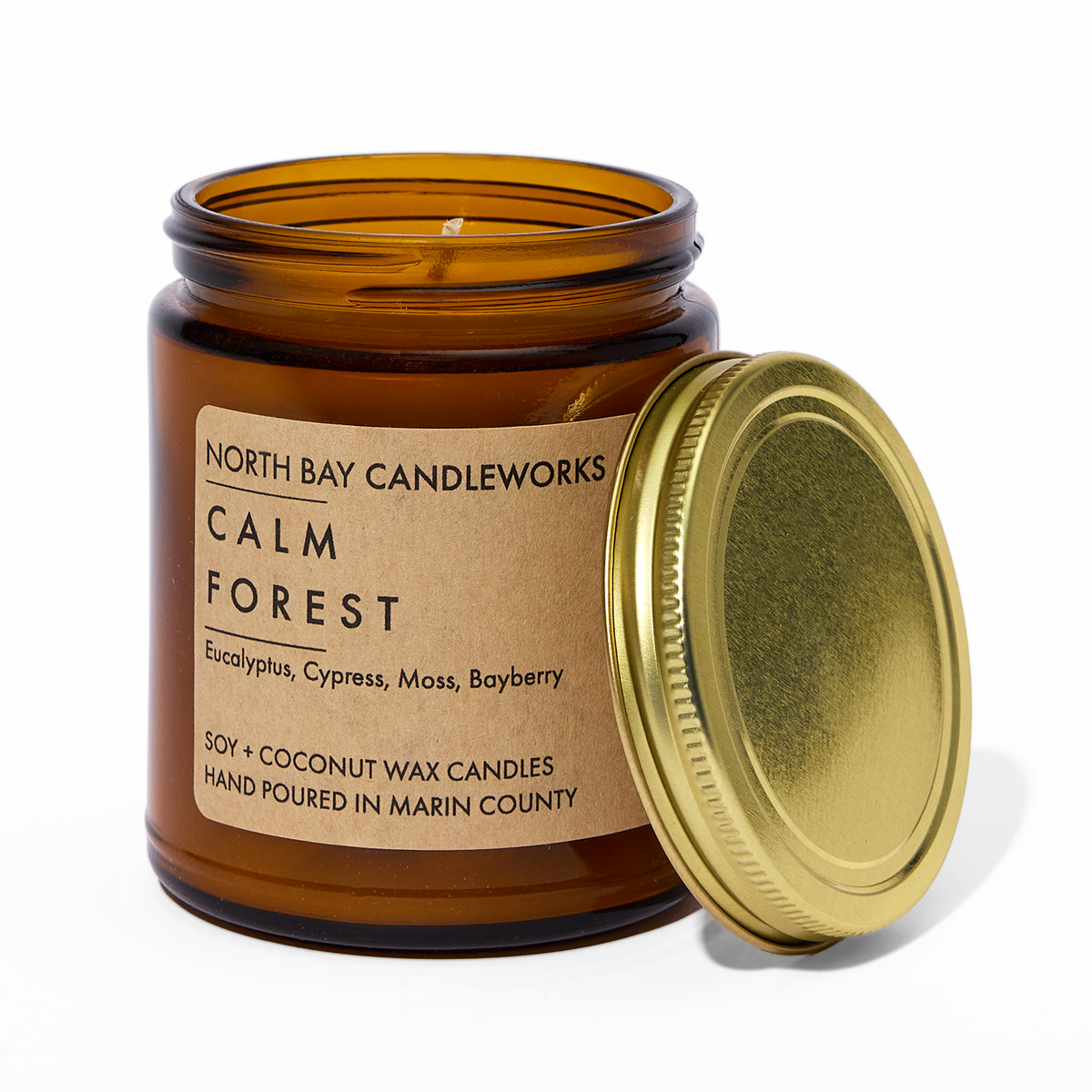 North Bay Candleworks, Calm Forest Large Candle