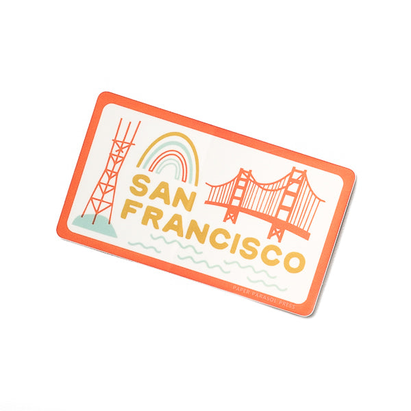 Paper Parasol Press, San Francisco Symbols Sticker