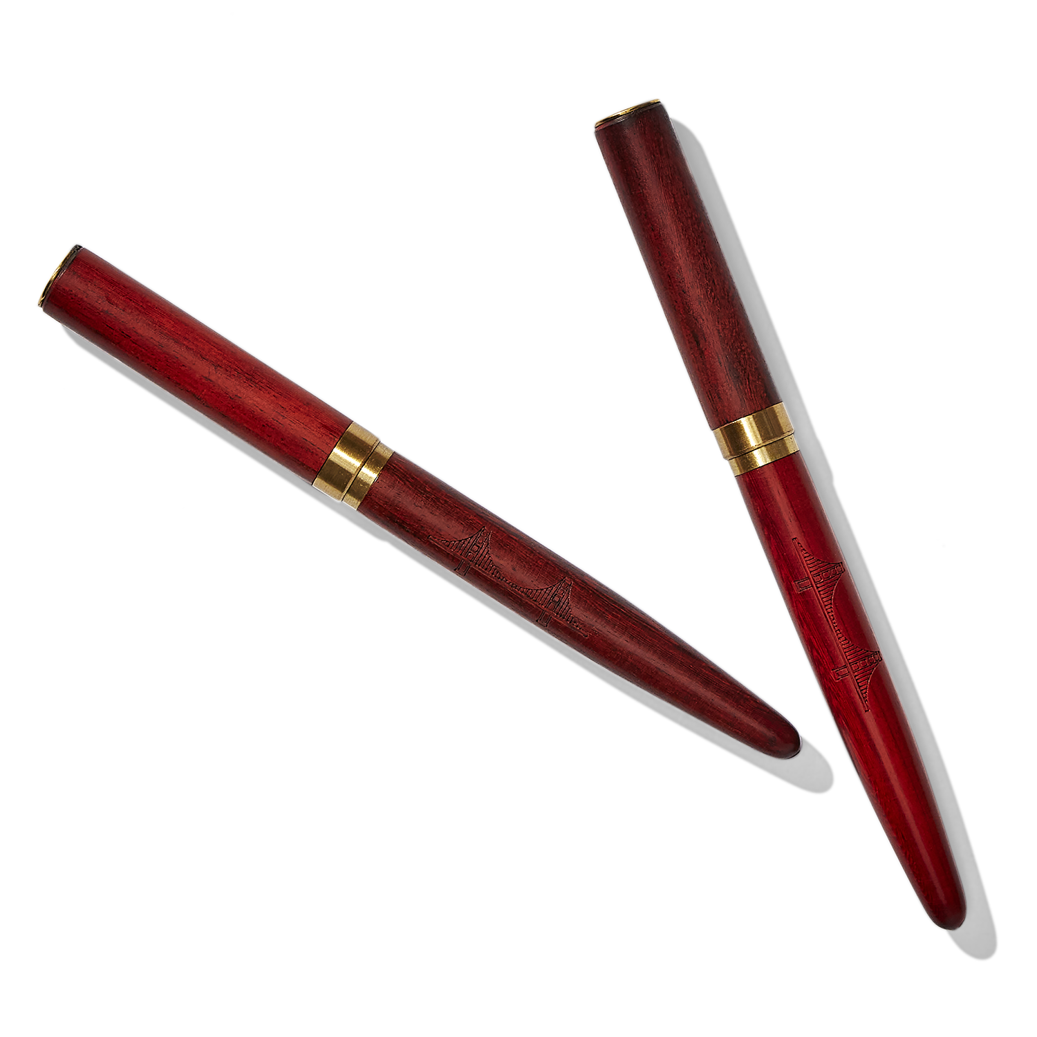 Sincerely SF, Golden Gate Bridge Engraved Natural Wood Pen
