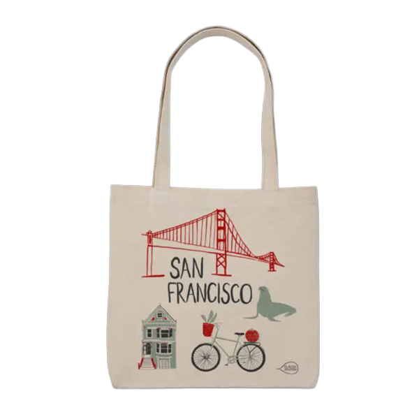 Claudia Pearson, San Francisco Tote Bag
