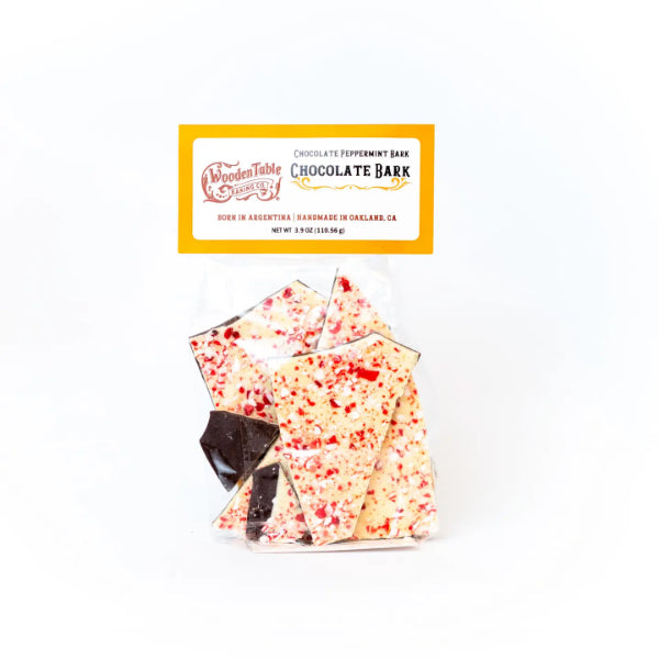 Wooden Table Baking Co, Peppermint Candy Chocolate Bark