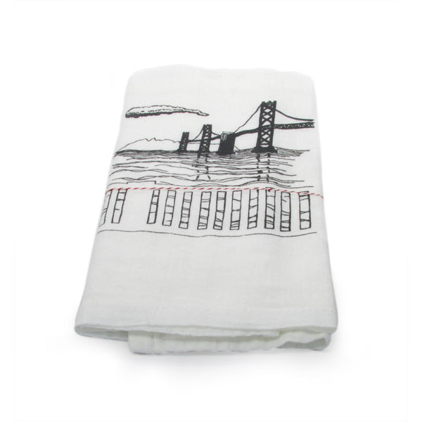 The Heated, Bay Bridge Tea Towel