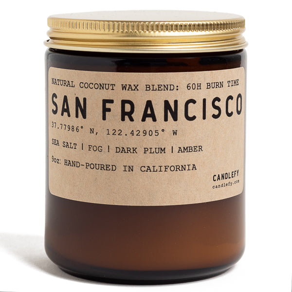 Candlefy, 'San Francisco' Natural Wax Candle