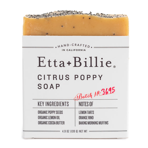 Etta + Bille, Citrus Poppy Soap
