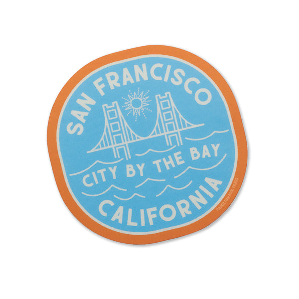 Paper Parasol Press, Retro San Francisco Sticker