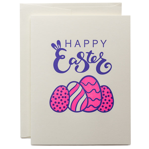 Coffee n Cream Press, Happy Easter letterpress card