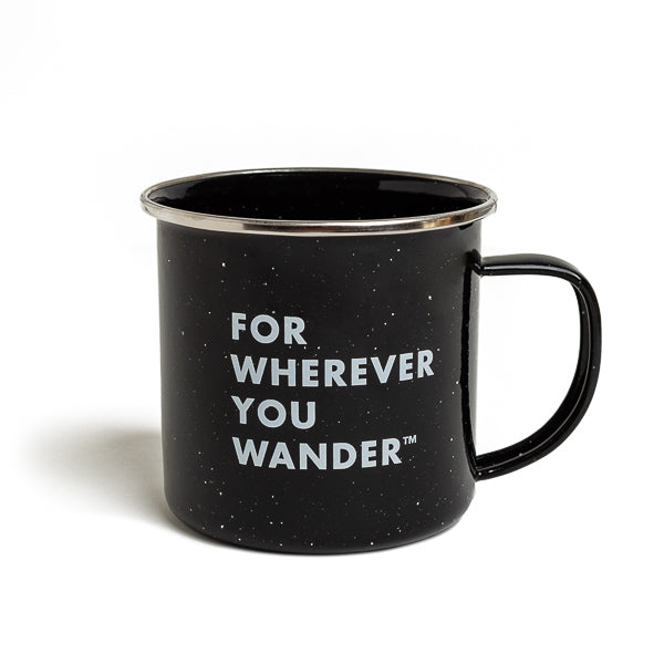 Kuju Coffee, 'For Wherever You Wander' Enamel Mug
