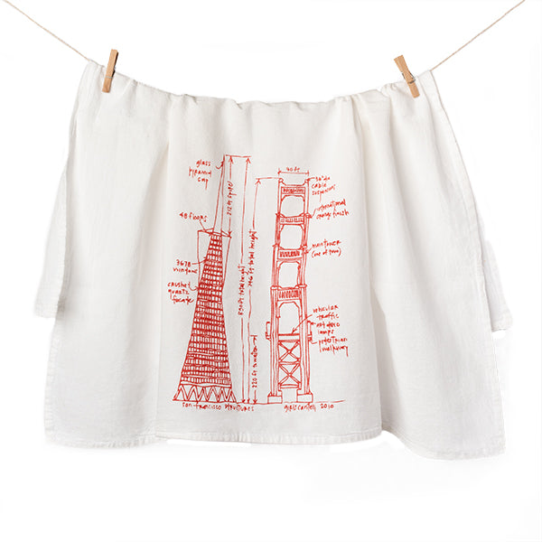 Girls Can Tell, San Francisco Tea Towel