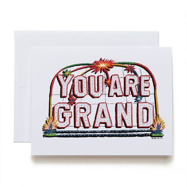 doodles.ink. You Are Grand card