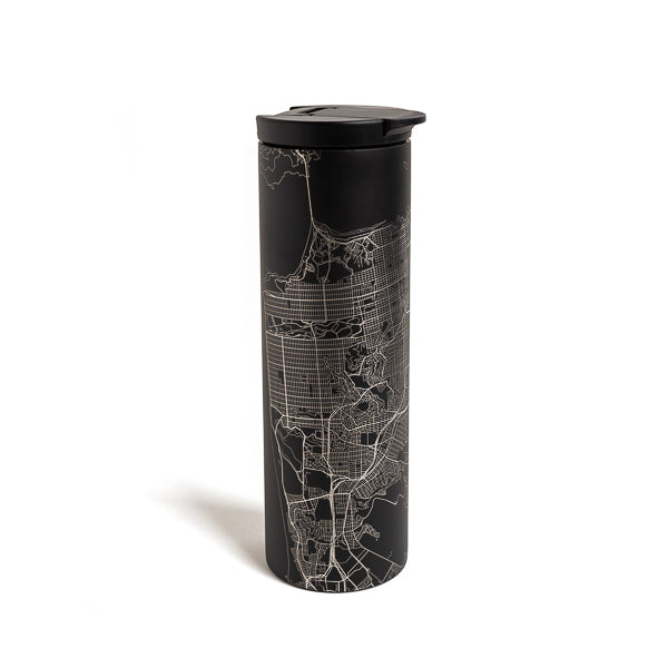 Jace Maps, San Francisco Map Tall Black Tumbler