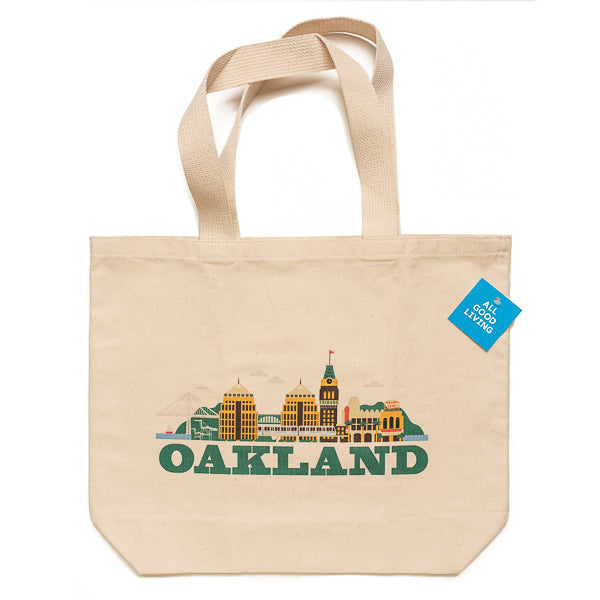 All Good Living, Oakland Cityscape Tote Bag