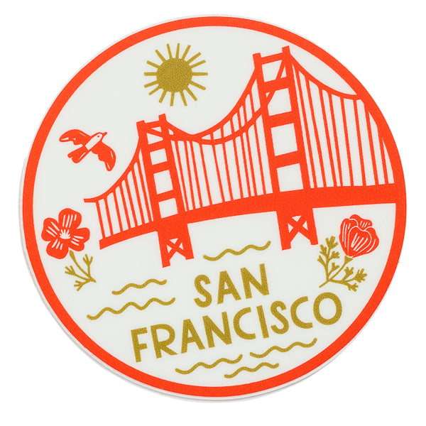 Paper Parasol Press, San Francisco Sticker