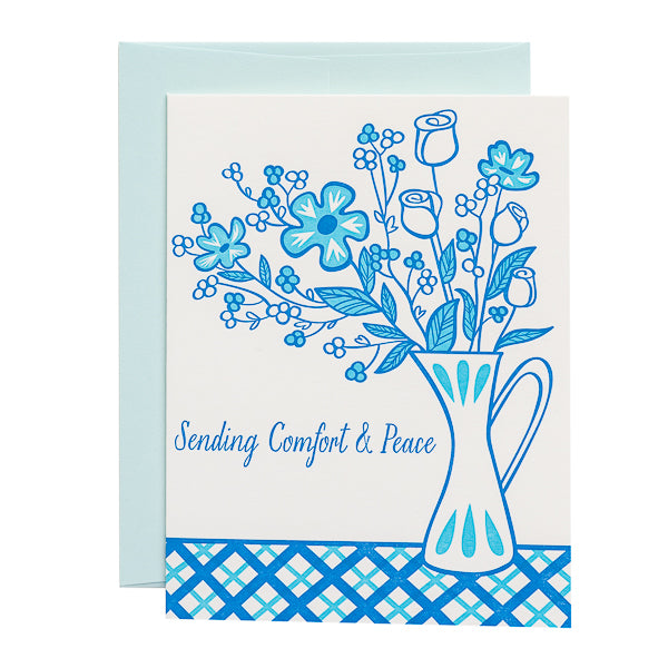Paper Parasol Press, Sending Comfort & Peace card