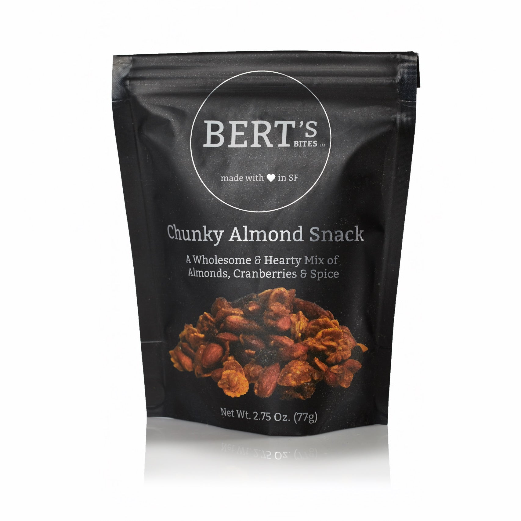 Bert's Bites, Chunky Almond Snack