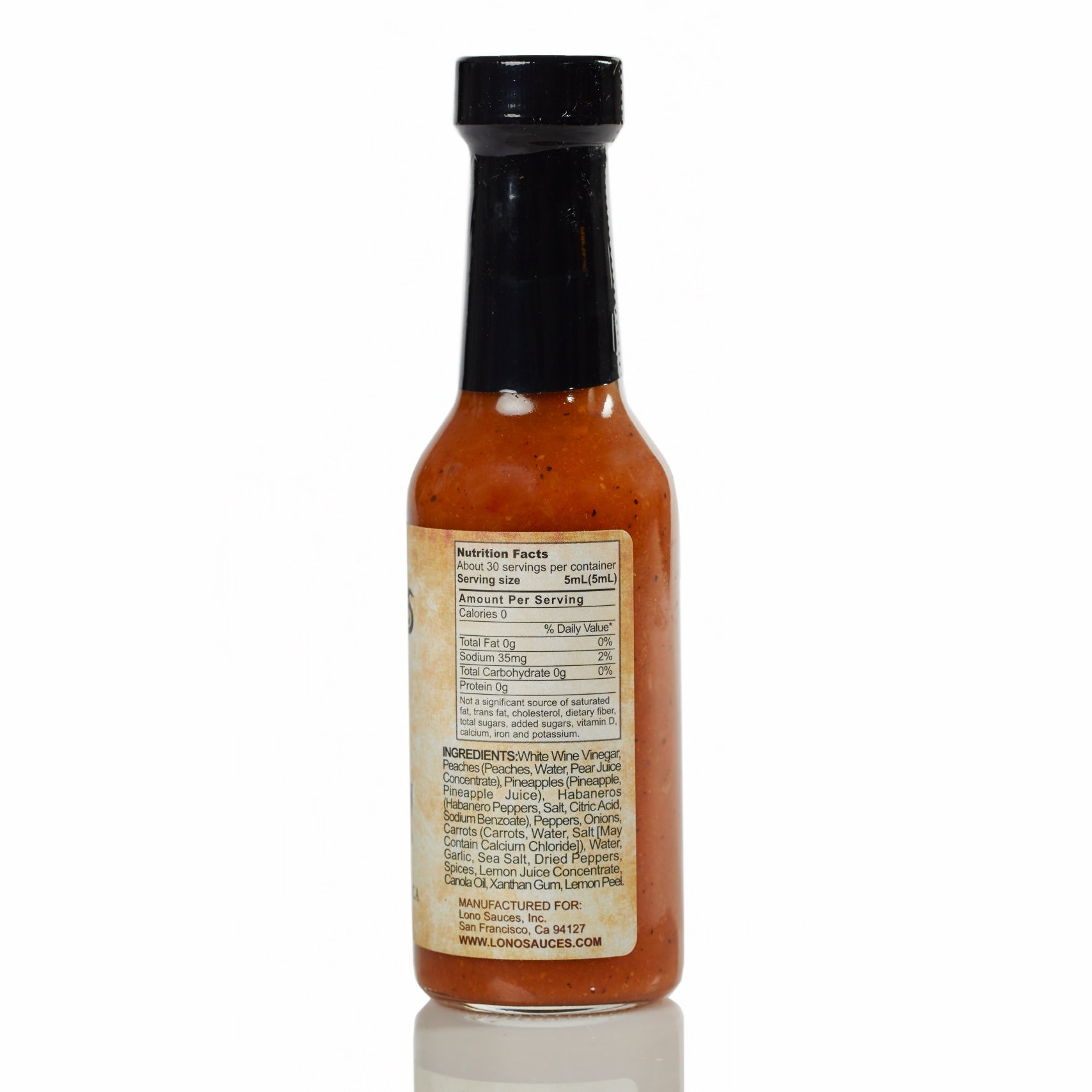 Lono Sauces, Habanero Hot Sauce